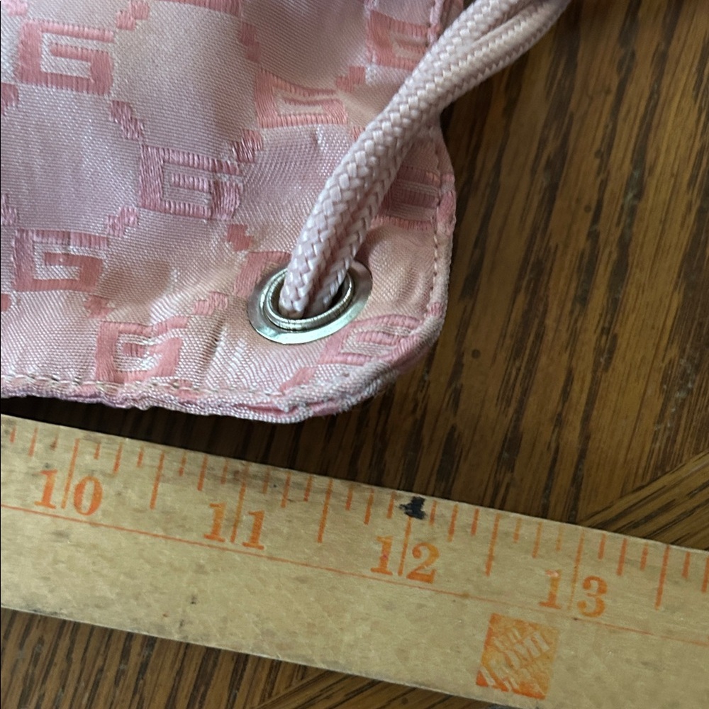 Pink Drawstring Backpack - image 7